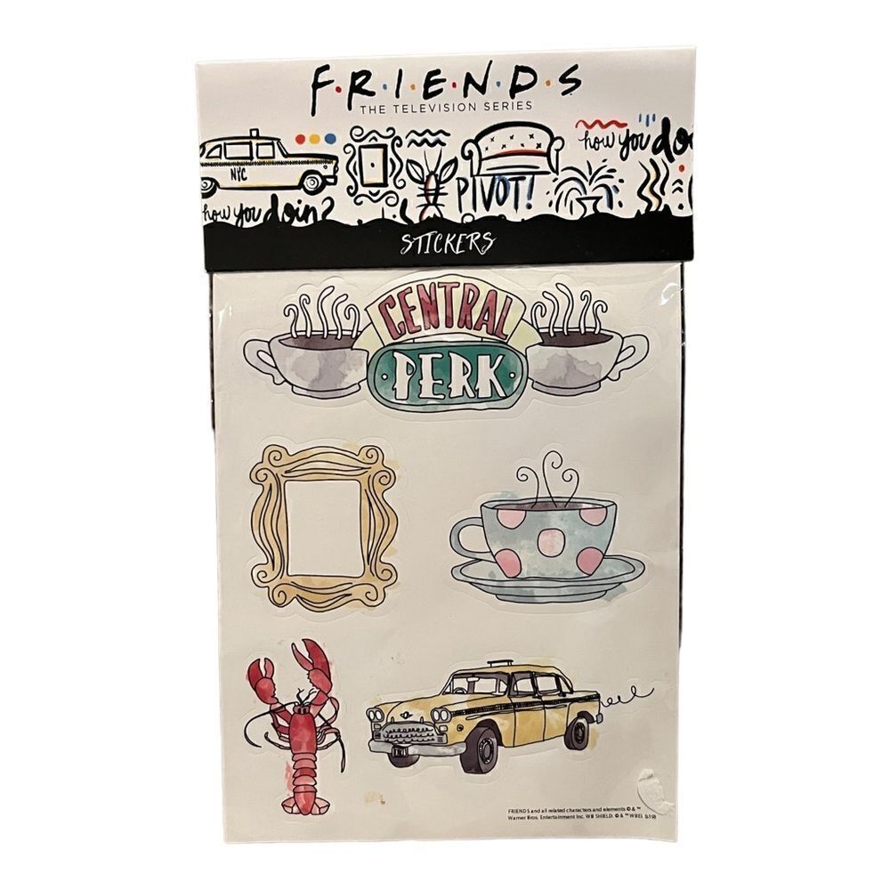 CultureFly Friends Five Stickers Set Television Series New
